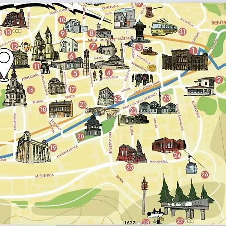 Main Street Retreat With Free Parking Sarajevo