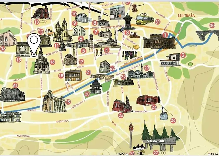 Main Street Retreat With Free Parking Sarajevo